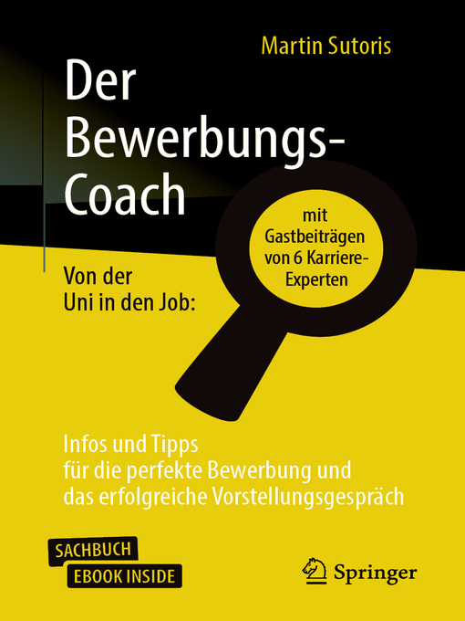 Title details for Der Bewerbungs-Coach by Martin Sutoris - Available